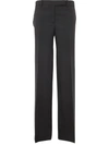 Quira Mid-rise Wide-leg Tailored Trousers In Black
