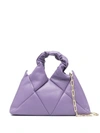 Reco Didi Quilted Nappa Top Handle Bag In Lavanda