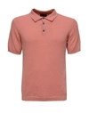 Roberto Collina Polo Shirts In Pink