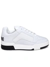 MOSCHINO MOSCHINO KEVIN40 WHITE LEATHER SNEAKERS