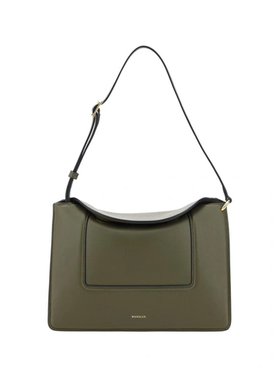 Wandler Penelope Micro Leather Shoulder Bag In Camouflage Crust