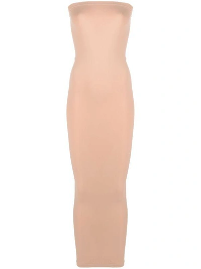 Wolford Aurora Fatal Tube Dress In Beige