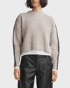 Rag & Bone Ingrid Wool Crewneck Sweater In Oat