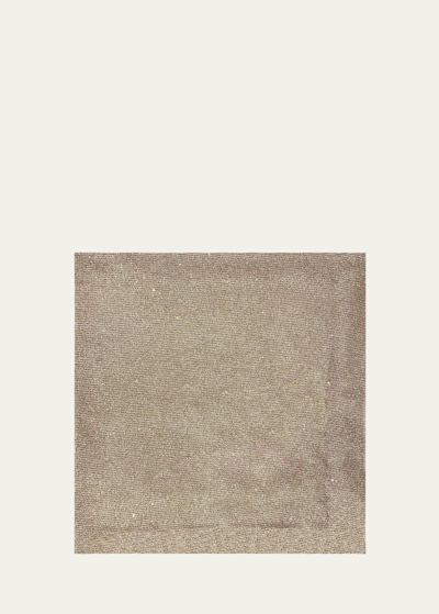 Nomi K Disco Collection Gold Napkin