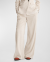 Rag & Bone Bennett Wide-leg Corduroy Pants In Ivory