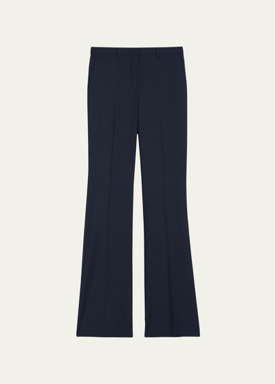 Theory Demitria Good Wool Suiting Pants In Nctrn Way