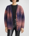 Rag & Bone Holly Wool-blend Cardigan In Navymult