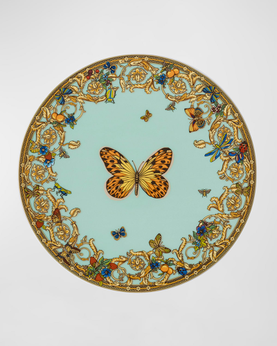 Versace Butterfly Garden Modern Trivet For Bowl, 7" In Multi