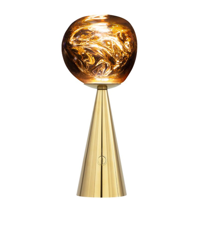 Tom Dixon Portable Melt Table Lamp In Gold