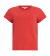 Allsaints Anna Crewneck Cotton T-shirt In Red