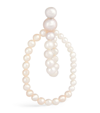 SOPHIE BILLE BRAHE YELLOW GOLD AND PEARL PETITE WRAPPED SINGLE EARRING