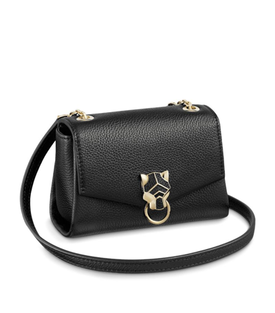 Cartier Panthère Micro-chain Shoulder Bag In Black