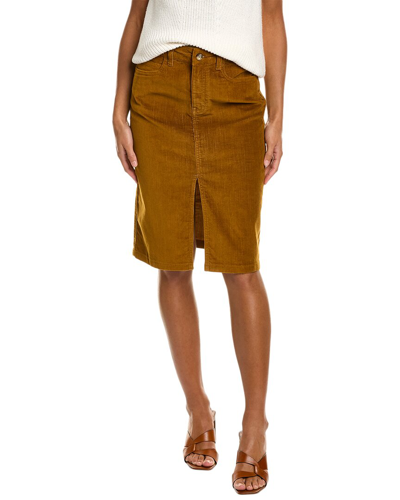 Vanessa Bruno Shana Straight Pencil Skirt In Brown