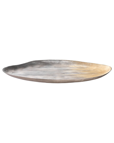 Jamie Young Palette Oval Tray In Grey