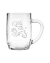 SUSQUEHANNA GLASS SUSQUEHANNA GLASS 20OZ GIRL YOU ARE A BOSS MUG