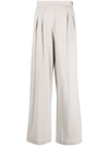 Fabiana Filippi Wool Trousers In White