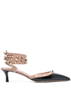 VALENTINO GARAVANI ROCKSTUD PATENT LEATHER PUMPS