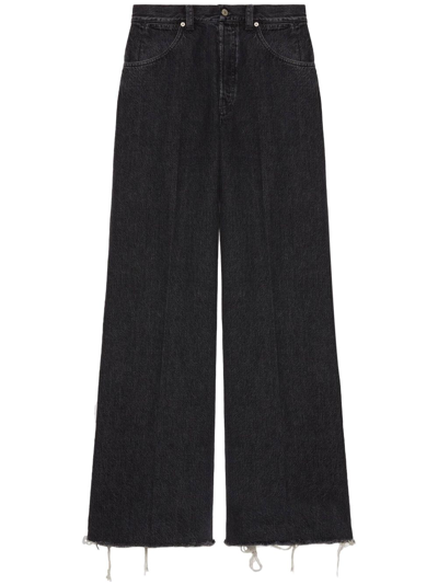 Gucci Organic Cotton Denim Jeans In Black