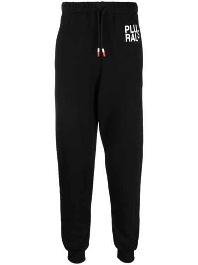 Peuterey Logo-print Cotton Track Pants In Black