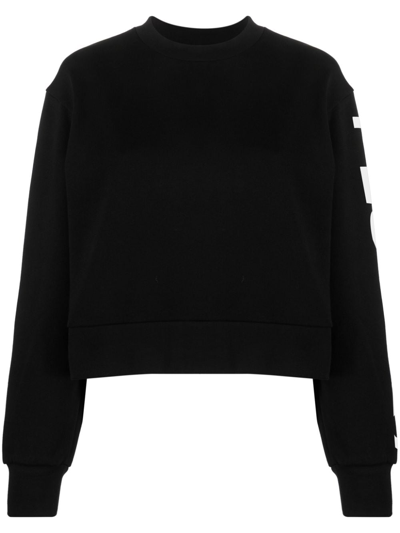 Peuterey Logo-print Cotton Sweatshirt In Black