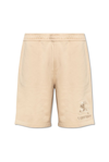 BURBERRY BURBERRY LOGO EMBROIDERED TRACK SHORTS