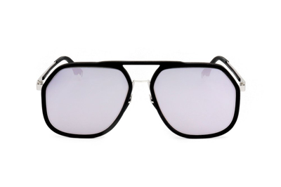 Fendi Eyewear Pilot Frame Sunglasses In Black