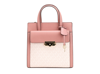 Michael Kors Cece Small Pink Pvc North South Flap Tote Crossbody Bag Purse In Multi
