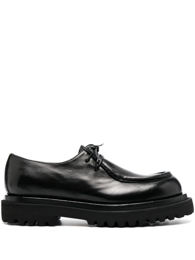 Officine Creative Wisal Leather Lace-up Shoes In Black