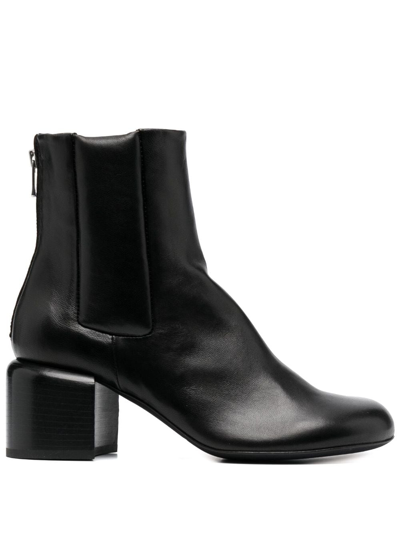 Officine Creative Ethel 003 65mm Leather Boots In Black