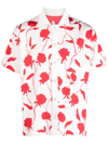 Jacquemus La Chemise Maille Rosa In White