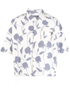 JACQUEMUS LA CHEMISE DISGREGHI ROSE-PRINT SHIRT