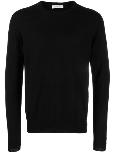 There Was One Crew-neck Cashmere Jumper In Black
