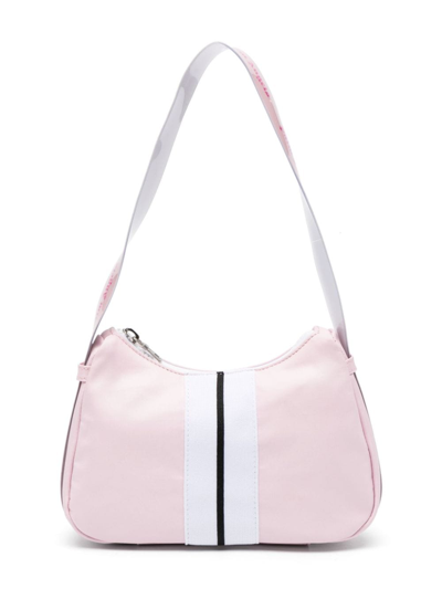 Palm Angels Logo Hobo Bag In Pink