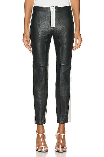 Grlfrnd The Leather Moto Pant In Black