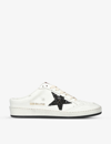 Golden Goose Ballstar 10283 Logo-print Faux-leather Low-top Slip-on Trainers In White