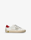 Golden Goose Kids' Superstar Logo-print Leather Low-top Trainers 6 Months-5 Years In White