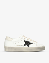 Golden Goose Hi Star 11386 Logo-print Leather Low-top Trainer In White/oth