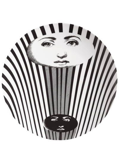 Fornasetti Variazioni N.314 装饰盘 In Black