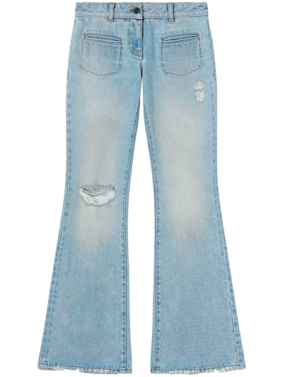 Palm Angels Jeans  Woman In Light Blue