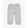 Givenchy Logo-print Drawstring Trousers In Grey Marl
