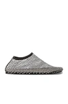 Christopher Esber Mesh Ballerina Flats With Micro Crystals Women In Black