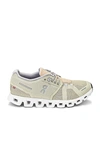 On Cloud 5 Sneaker In Green