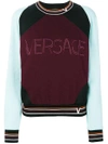 VERSACE Contrast Colour sweatshirt,A77395A21787812153039
