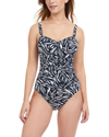 Profile By Gottex Black Swan D-cup Tankini