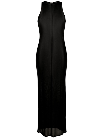 Saint Laurent Gestricktes Kleid In Black