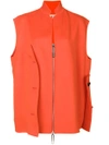 MARNI ASYMMETRIC GILET JACKET,GLMAZ04K00TW80012149218