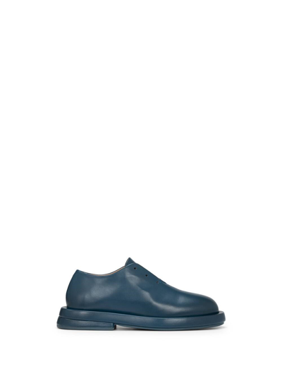 Marsèll Guscello Leather Lace-up Shoes In Blue