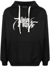 VISION OF SUPER `ROCK MATHER` PRINT HOODIE