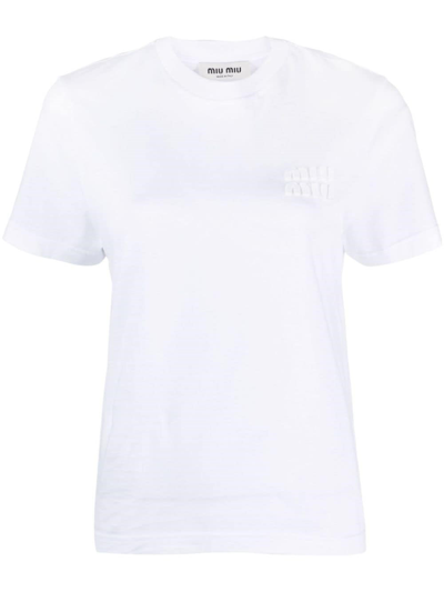 Miu Miu T-shirt In White