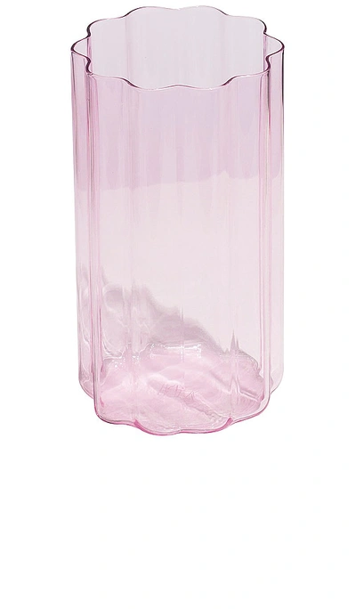 Fazeek Wave Vase In Pink